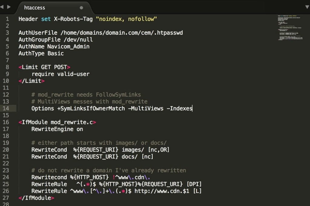 URL rewriting htaccess