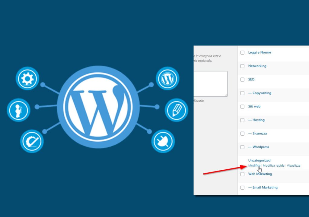 Come rimuovere la categoria "Senza Categoria" o "Uncategorized" da Wordpress